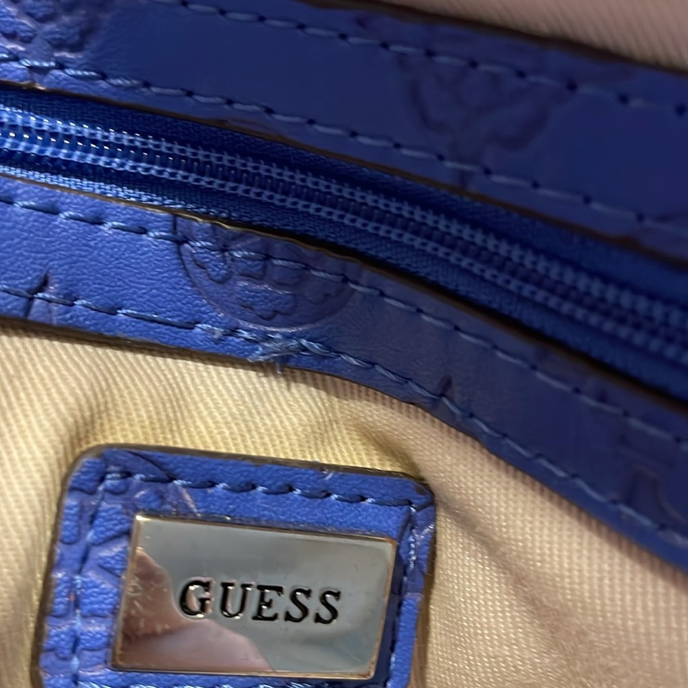 Guess Blue Backpack. Multiple Outside Zippered Po… - image 7
